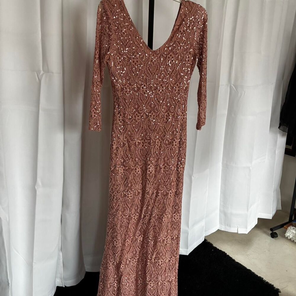 Unbranded Women's Pink and Orange Dress